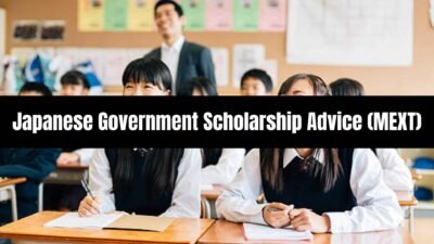 Japanese Government Scholarship Advice (MEXT)