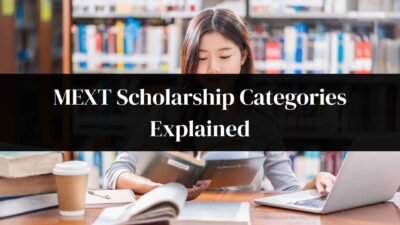MEXT Scholarship Categories Explained